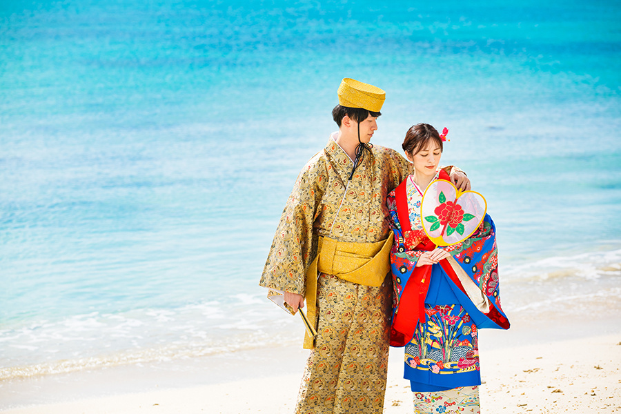 沖縄 琉装 ロケーションフォト 